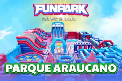 FUNPARK, La Experiencia Inflable Más Grande Parque Araucano - Diversión y juegos